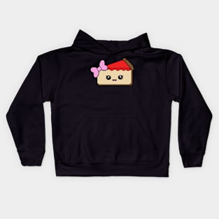 Cute Cheesecake girl Kids Hoodie